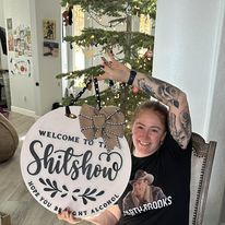 Double-sided Front Door Signs